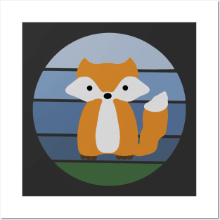 Furry Fox Friend Posters and Art